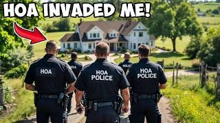 HOA Sends “HOA COPS” To Patrol My Property! My Farm Is NOT Part Of The Homeowner Association!