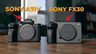 Sony FX30 vs Sony A7IV - What's the Best  for Video?