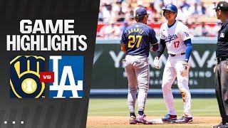 Brewers vs. Dodgers Game Highlights (7/7/24) | MLB Highlights