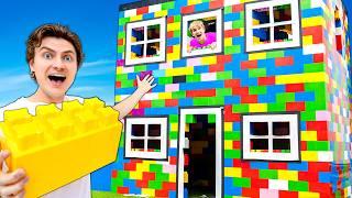 I Built A Giant LEGO House!!