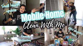 NEW Mobile Home Clean w/ Me + $350 Weekly Grocery Haul | Cleaning Motivation #mobilehomecleaning