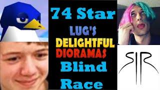 (Super Mario 64 ROM Hack) Lug’s Delightful Dioramas: Blind Race With AndrewSM64, Agyroth, and Sir