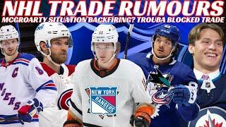 NHL Trade Rumours - Leafs, Habs, Oilers, Jets, Zegras to NYR? + Trouba Blocked Trade to Detroit