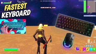 Steelseries Apex Pro Mini ASMR  OmniPoint Switches Fast Keyboard Fortnite Bios Zonewars Gameplay 