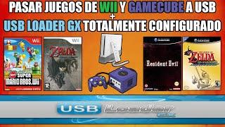  Wii  PASAR JUEG0S de GamęCube y Wii a USB + USB Loader GX CONFIGURADO [2021]