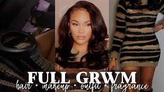 FULL GET READY WITH ME! HAIR + MAKEUP + OUTFIT + FRAGRANCE FOR GIRLS NIGHT OUT! ALLYIAHSFACE GRWM