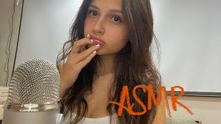 ASMR hair salon roleplay without any props?! mouth sounds, whispering, soft speaking