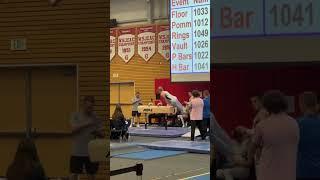 Mitchell Wells Pommel Horse Region 2 Championships April 1 2024