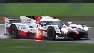 2017 Toyota TS050 Hybrid LMP1 Sound (2.4 V6 Engine) - WEC Prologue 2017 at Monza Circuit