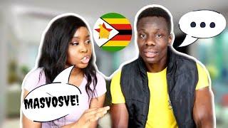 I LEARNT HOW TO SPEAK SHONA IN A DAY (ZIMBABWEAN LANGUAGE) ft Just Siphosami