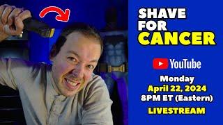 (Skip to 32 minutes & 25 seconds) Shave for Cancer - Batpixel Livestream Charity Fundraiser!