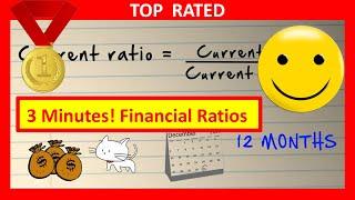   3 Minutes! Financial Ratios & Financial Ratio Analysis Explained & Financial Statement Analysis