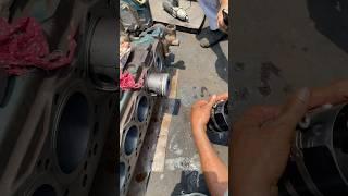 Kirloskar Engine Piston Fitting #engine #rebuild #reconditioned #automobile #shorts