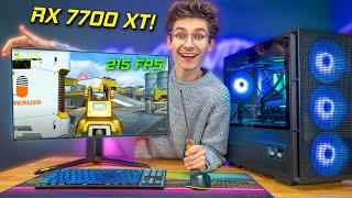 The ULTIMATE 1440p Gaming PC Build 2024!  (RX 7700 XT, Ryzen 7700) | AD