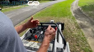 How to operate Bobcat Mini Skid Steer #construction #bobcat #skidsteer