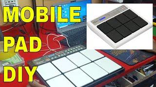 arduino mobile pad drums with code include