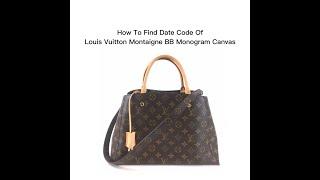 [Date Code & Stamp] Louis Vuitton Montaigne BB Monogram Canvas | LUXCELLENT TV