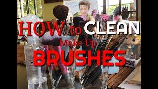 HOW TO CLEAN MAKE UP BRUSHES | YNATREVS