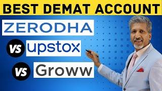 Zerodha Vs Upstox Vs Groww | Best Demat Account | Anurag Aggarwal