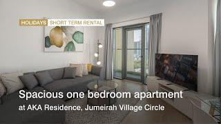 Spacious one bedroom apartment at AKA Residence, JVC | haus & haus Holiday Homes