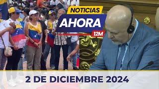 Noticias Ahora Mediodía en Vivo  Lunes 2 de Diciembre de 2024 - Venezuela