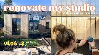 Stable block to studio space | Natural Dye Studio in the garden build DIY