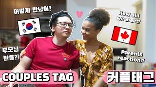 [EN/KOR] COUPLES TAG! | 커플태그! | ️ International Couple (Korean-Canadian) I 국제커플 (한국인-캐나다인) ️