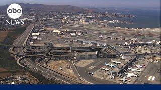 FAA investigating close call between 2 commercial jets at San Francisco Airport