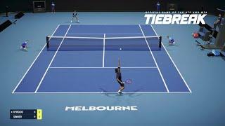 TIEBREAK - Jannik Sinner Vs Nick Kyrgios I Australian Open I Legendary AI (PS5)