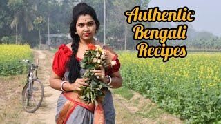 Authentic Bangali Recipes | Sukto | Dhokar Dalna | Patoler Niramish Dorma | Uchche Patar bora l