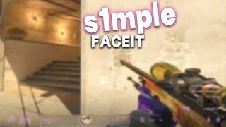 s1mple WITH RANDOMS - PLAYS FACEIT(MIRAGE)