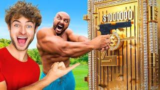 WORLD'S STRONGEST MAN vs $1,000,000 UNBREAKABLE SAFE!!