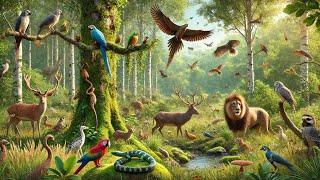 4k Birds Kingdom African Animals/survival/jungle book/zoo/Piano music