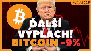 ĎALŠÍ VÝPLACH  BITCOIN PADOL O 9%  ALTCOINY KRVÁCAJÚ  #Kryptoraňajky #BTC