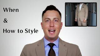 When and How to Style the Tan Suit