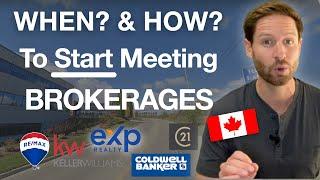 When to Start Looking for a Brokerage: Brand New Real Estate Agent Ontario 