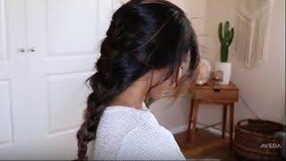 Aveda How-To | Chloe Cori Loose Textured Braid Hair Tutorial