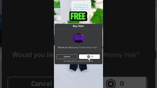 ROBLOX FREE PURPLE MESSY HAIR  DON'T MISS OUT! #roblox