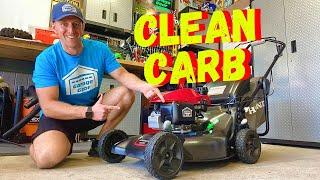 HOW TO CLEAN A HONDA HRN216VKA CARBURETOR FOR BEGINNERS