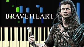 Braveheart OST (For the Love of a Princess) - Piano Tutorial FÁCIL [Synthesia]