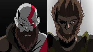 KRATOS VS SUN WUKONG (ANIMATION)