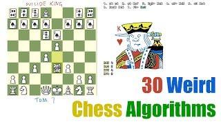 30 Weird Chess Algorithms: Elo World