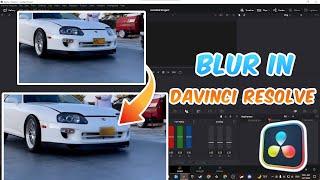 How to blur in DaVinci Resolve? with tracking.