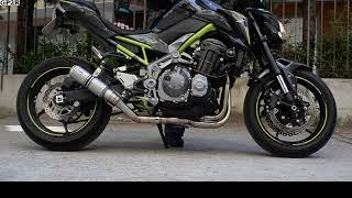 Kawasaki Z900 with Jeskap GP2R full system