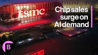 TSMC Chip Sales Surge on AI Infrastructure Demand