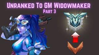 Unranked To GM Widowmaker Only Educational?! Full Gameplay Part 3