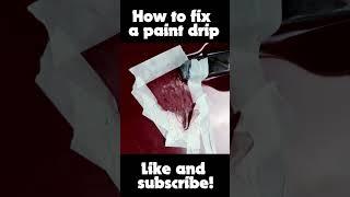 How to Fix a Paint Drip on Your Car with a Razor Blade