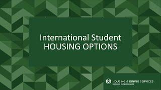 CSU International Student Pre-Arrival Housing Webinar