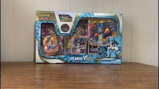 Opening the *NEW* Lucario V Star Box Plus More!