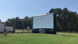 30-Foot Inflatable Movie Screen - AIRSCREEN Walk Around - Outdoor Movies by Go Outdoor Movies